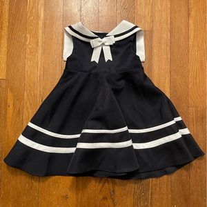 Rare Editions Navy and White Sailor Dress
